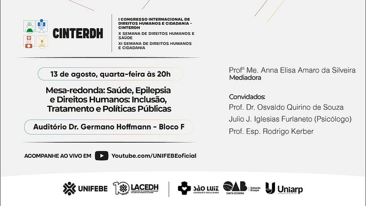 Imagem de capa sobre epilepsia e direitos humanos e psicoterapia online com Julio Furlaneto